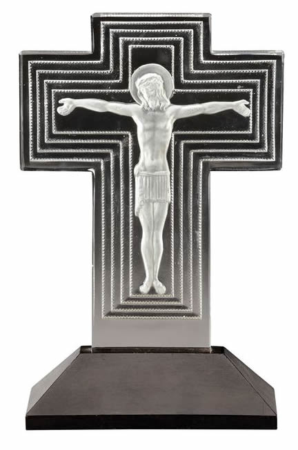 Rene Lalique Statue Jesus Christ