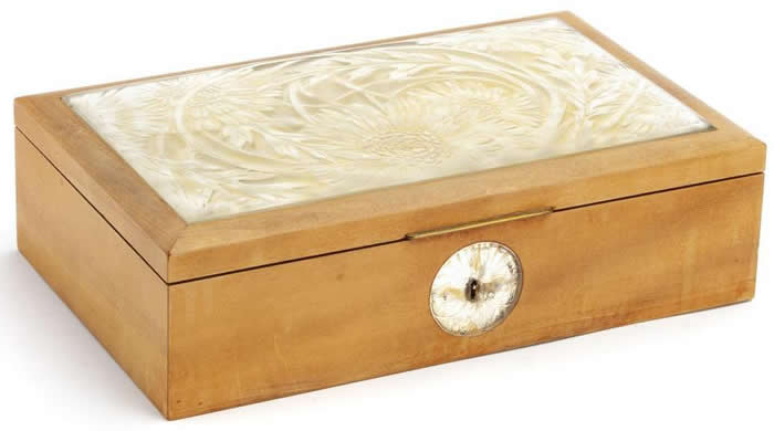 Rene Lalique Box Chrysanthemes