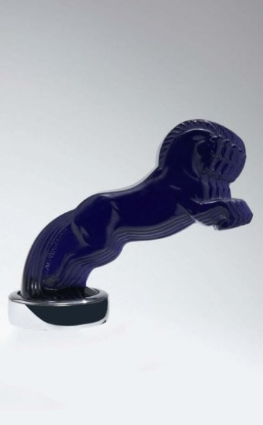 Rene Lalique Car Mascot Cinq Chevaux