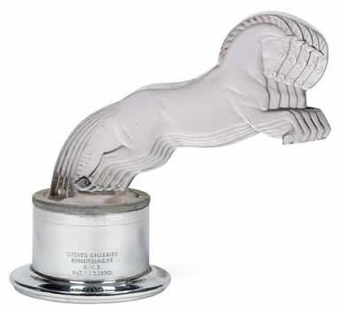 Rene Lalique Radiator Cap Cinq Chevaux