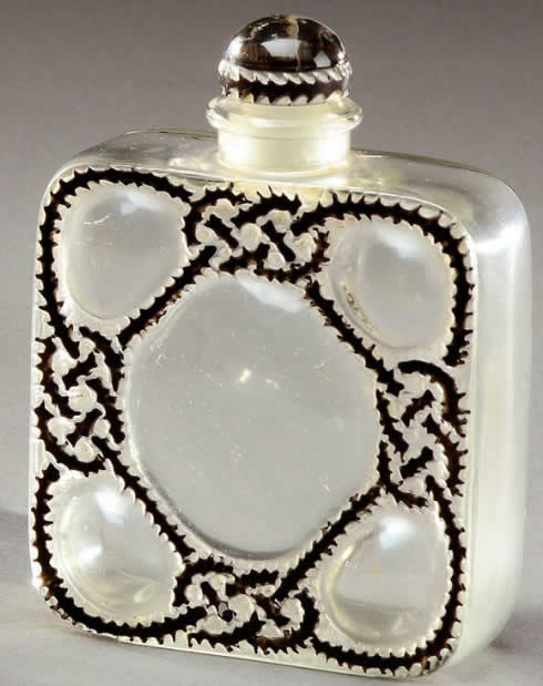 Rene Lalique Perfume Bottle Cinq Fleurs