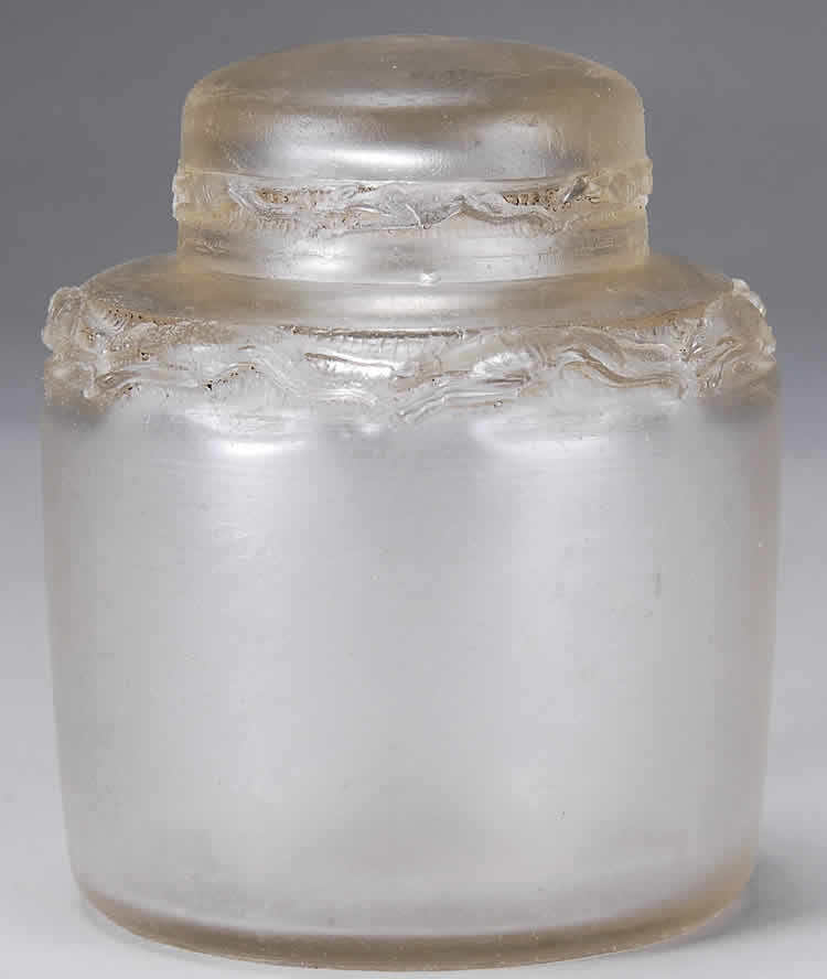 Rene Lalique Cire Perdue Covered Vase Frise Chiens