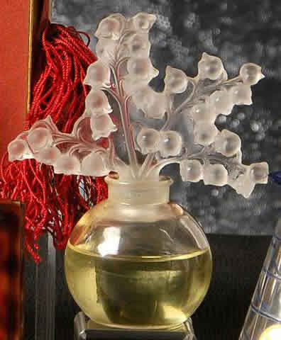 Rene Lalique Perfume Bottle Clairefontaine