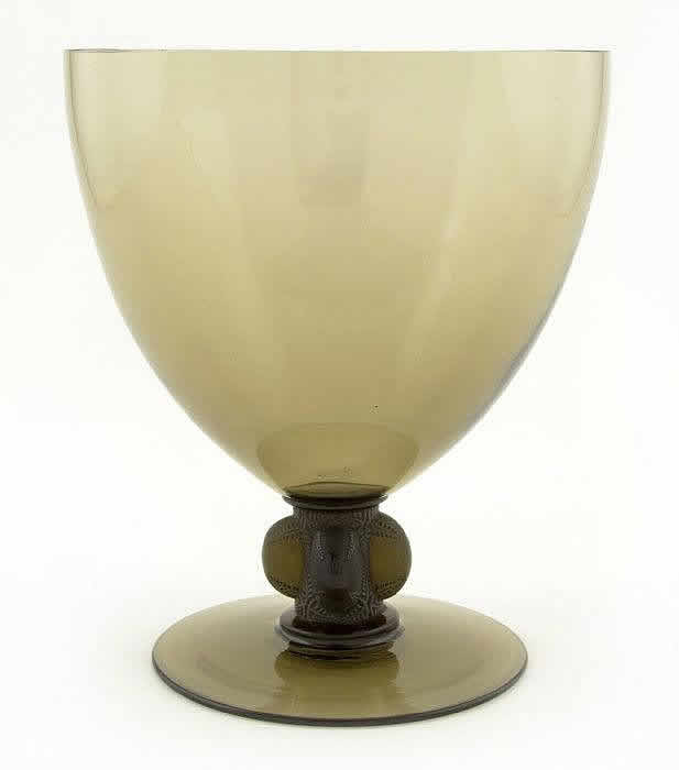 Rene Lalique Footed Bowl Clairvaux