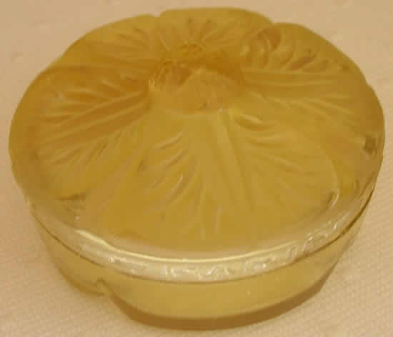 Rene Lalique Powder Box Clematite