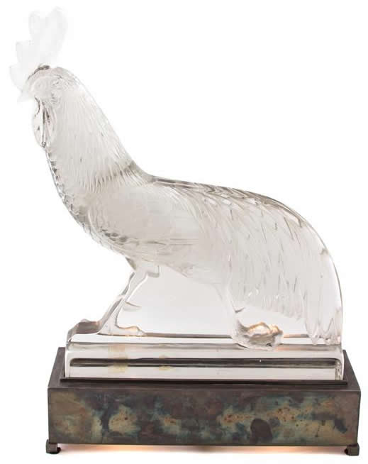 Rene Lalique Decoration Coq De Jungle