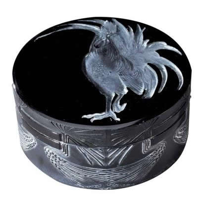 Rene Lalique Box Coq