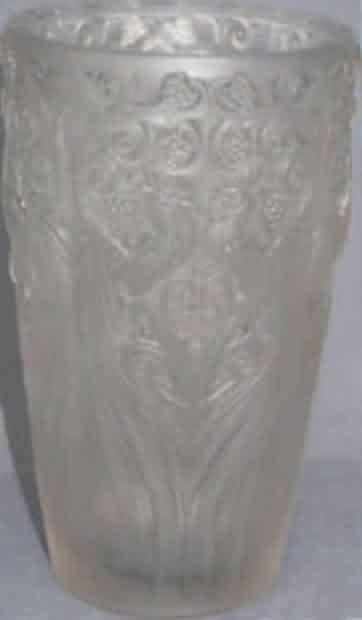 Rene Lalique Vase Coqs Et Raisins