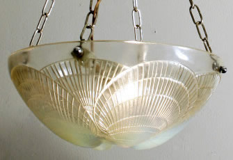 Rene Lalique Coquilles Chandelier