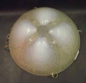 Rene Lalique Hanging Light Fixture Coquilles