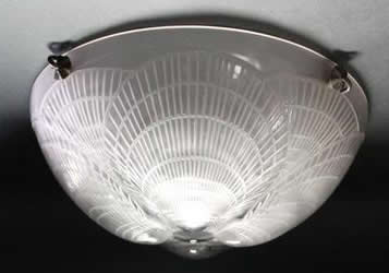 Rene Lalique Plafonnier Coquilles