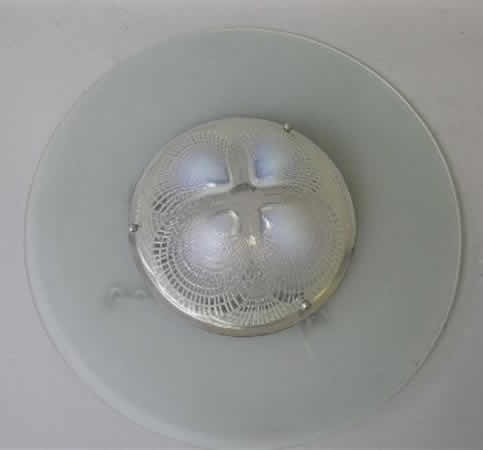 Rene Lalique Ceiling Light Fixture Coquilles