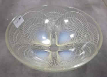 Rene Lalique Opalescent Bowl Coquilles