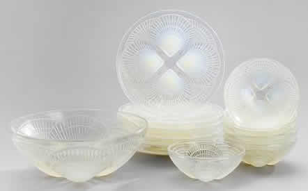 Rene Lalique Tableware Coquilles