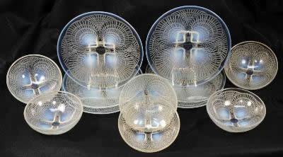 Rene Lalique Tableware Coquilles