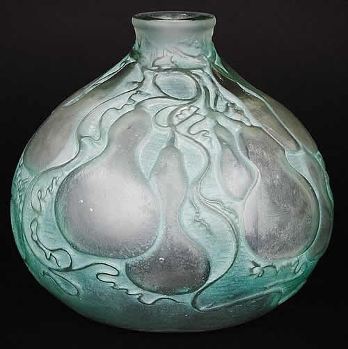 Rene Lalique Vase Courges