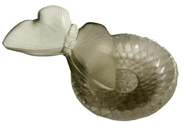 Rene Lalique Cendrier Dahlia Et Papillon