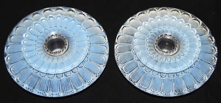 Rene Lalique Dahlia Candleholder