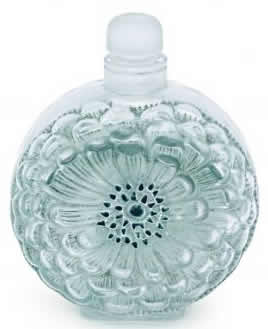 Rene Lalique Perfume Bottle Dahlia