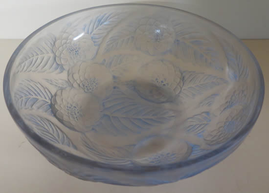 Rene Lalique Bowl Dahlias