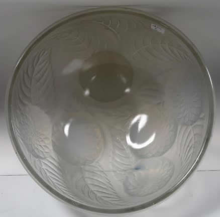 Rene Lalique Bowl Dahlias