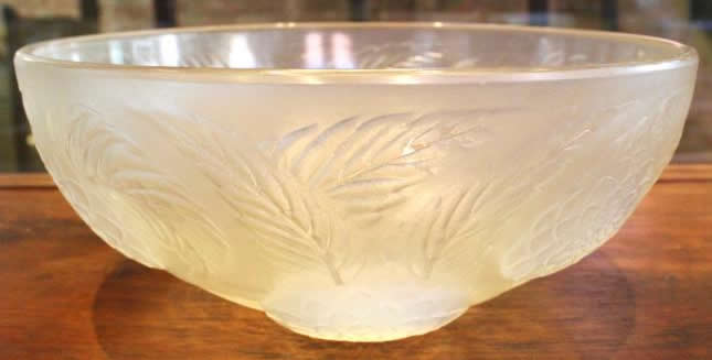 Rene Lalique Bowl Dahlias