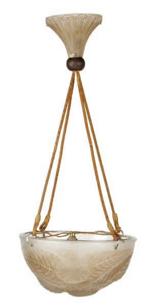 Rene Lalique Light Fixture Dahlias