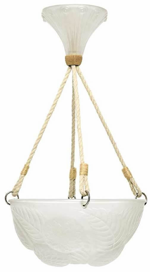 Rene Lalique Light Fixture Dahlias