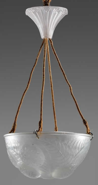 Rene Lalique Light Fixture Dahlias