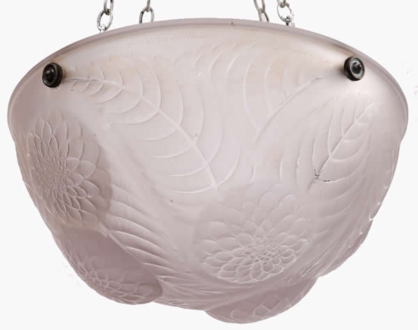 Rene Lalique Light Shade Dahlias