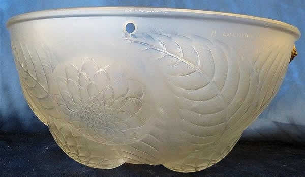 Rene Lalique Light Shade Dahlias