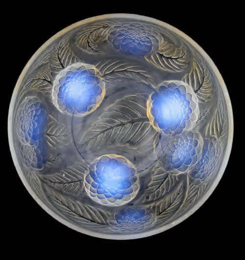 Rene Lalique Dahlias Bowl