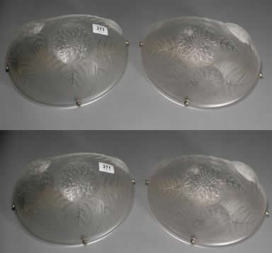 Rene Lalique Applique Dahlias