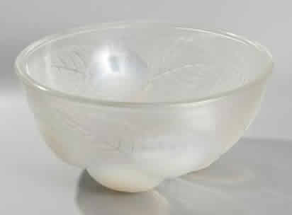 Rene Lalique Bowl Dahlias