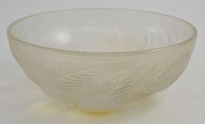 Rene Lalique Bowl Dahlias