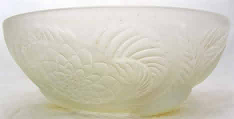 Rene Lalique Bowl Dahlias