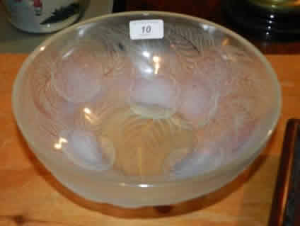 Rene Lalique Fruit Bowl Dahlias