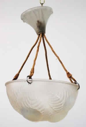 Rene Lalique Light Fixture Dahlias