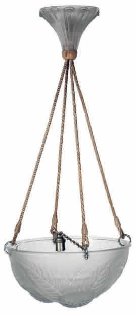 Rene Lalique Lighting Fixture Dahlias