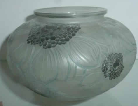 Rene Lalique Vase Dahlias