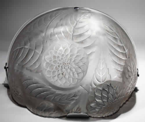 Rene Lalique Wall Sconce Dahlias