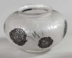 Rene Lalique Vase Dahlias