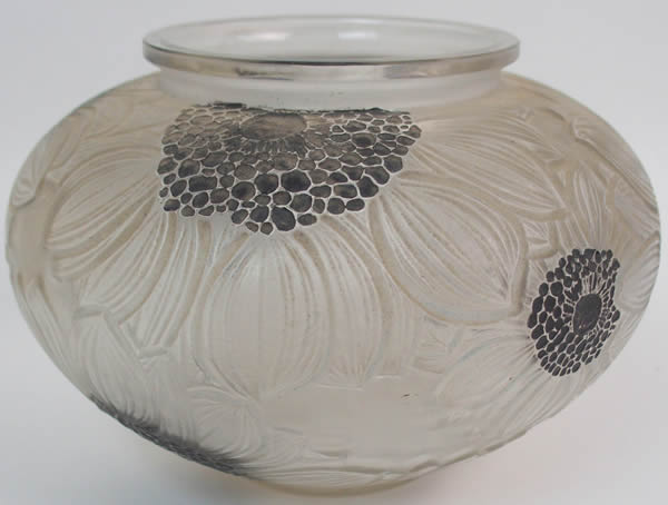Rene Lalique Vase Dahlias