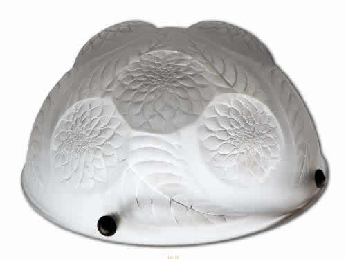 Rene Lalique Light Fixture Dahlias
