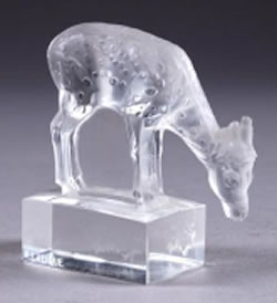 Rene Lalique Paperweight Daim