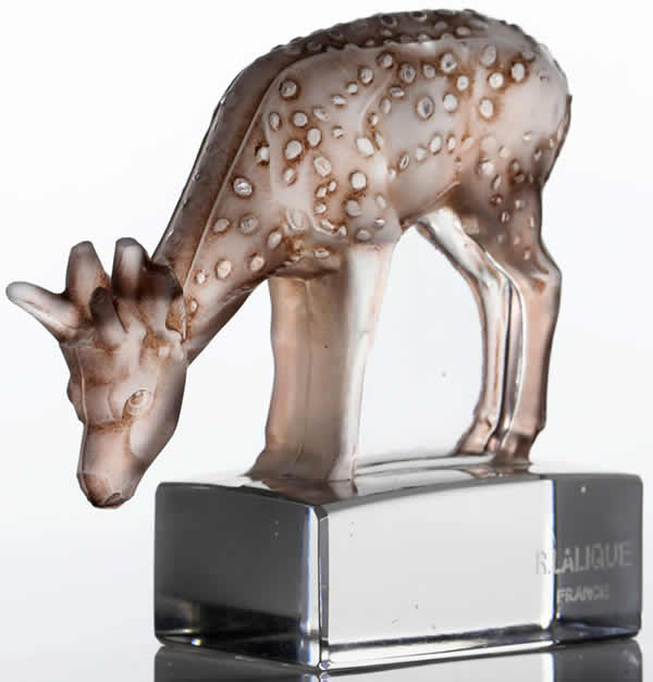 Rene Lalique Paperweight Daim