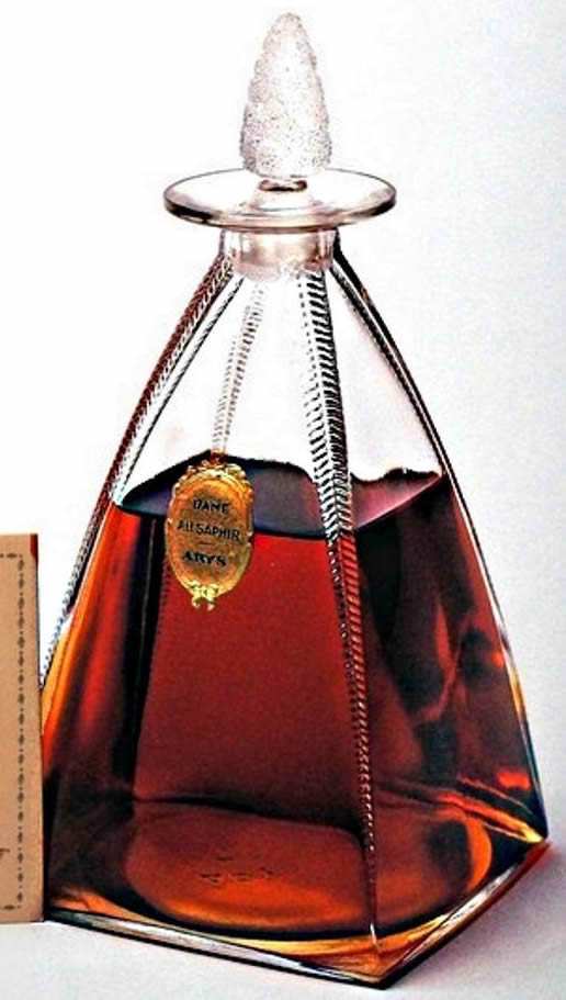 Rene Lalique Dame Au Saphir Perfume Bottle