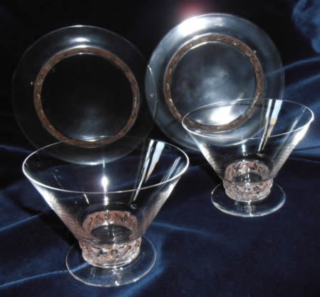 Rene Lalique Champagne Glass Dampierre
