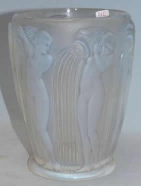 Rene Lalique Vase Danaides