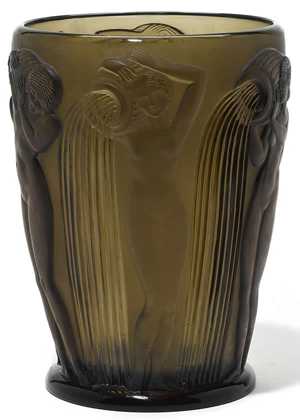 Rene Lalique Vase Danaides